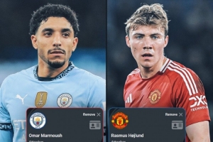 世俱杯-本赛季英超数据：马尔穆什8场进5球，霍伊伦25场进3球